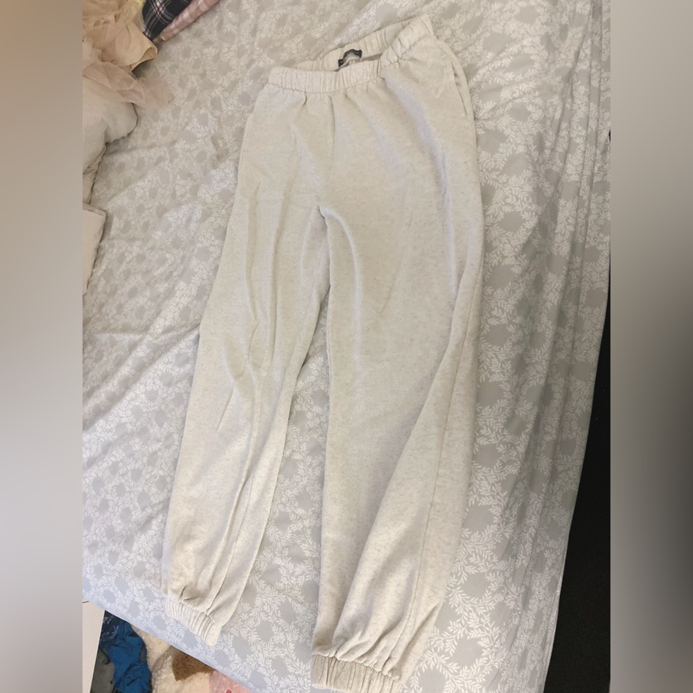 Brandy Melville White Sweatpants